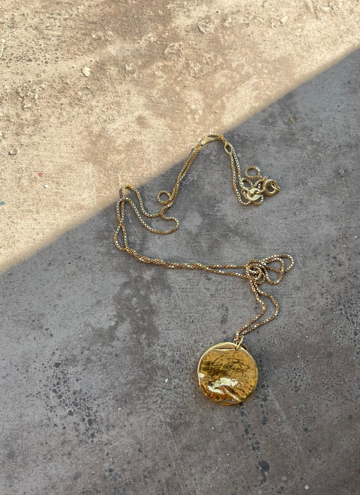 SMASHED COIN NECKLACE